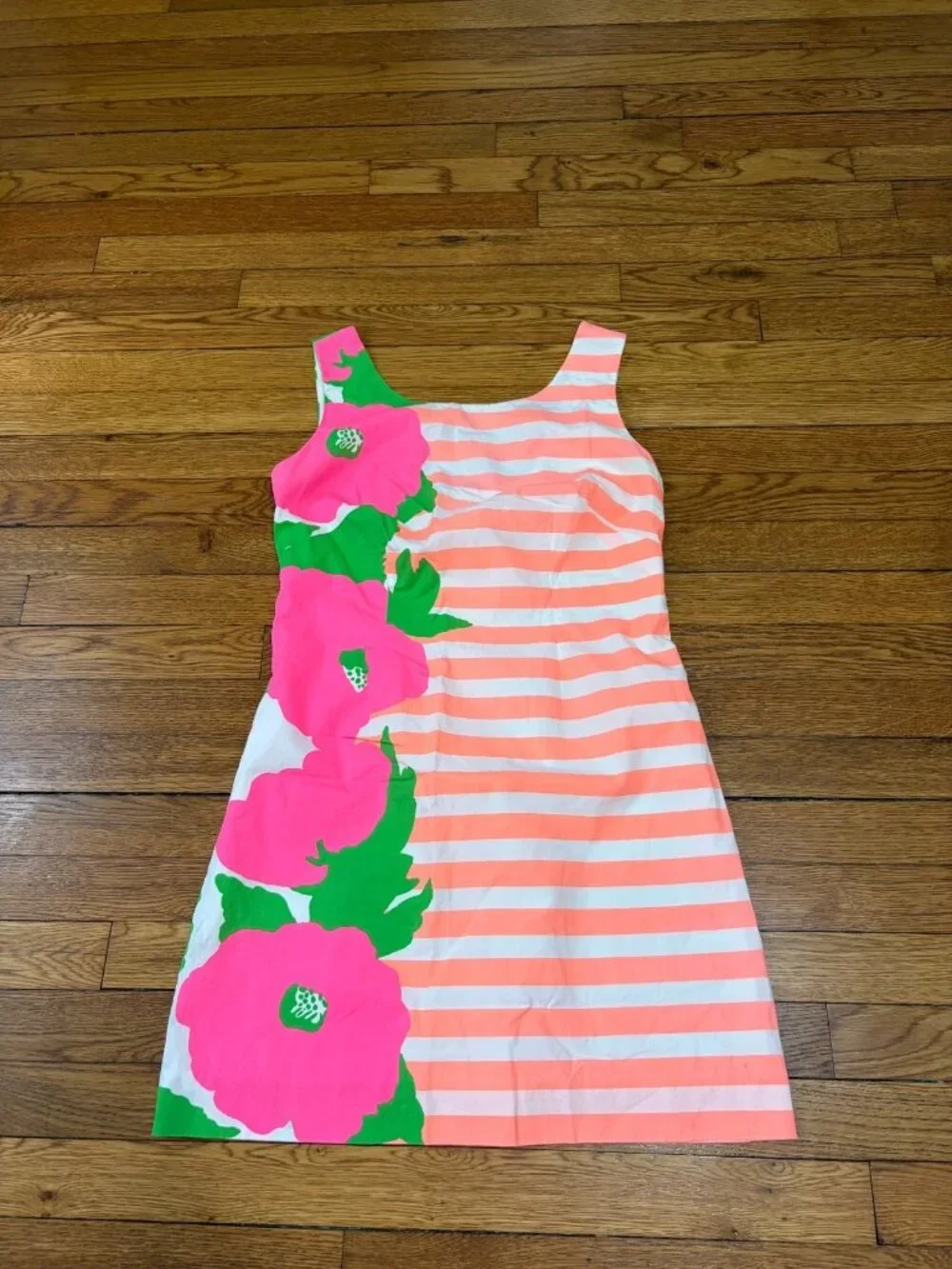Lilly Pulitzer Women’s Size 4 Delia Wildflower Shift Dress Summer Sunrise Orange